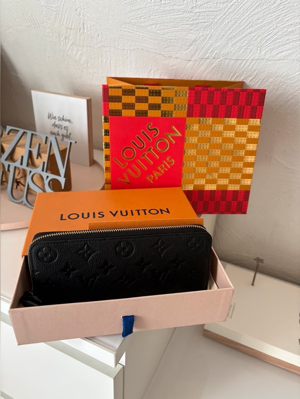 Louis Vuitton Black Clémence Wallet